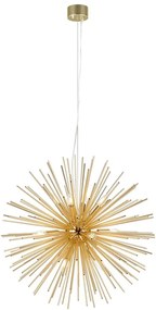 Závesné svietidlo v zlatej farbe s kovovým tienidlom 72x72 cm Soleil - Markslöjd
