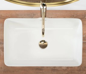 Rea Berta 55 umývadlo, 56 x 36 cm, biela, REA-U5055