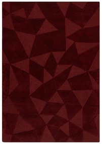 Flair Rugs, Kusový koberec Moderno Shard Red, 120x170, červená, chodba / predsieň