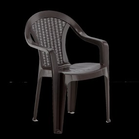 Garden Line ZÁHRADNÁ STOLIČKA 56 x 42 x 78 CM HNEDÁ