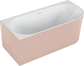 Polimat Akrylátová voľne stojaca vaňa k stene Sola 160x75 P/Ľ POLIMAT-Rozmery: 160x75, POLIMAT-Orientácia: Ľavá, POLIMAT-Farba vane: Biela / biela le…
