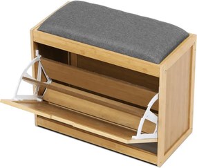 Bambusový botník prírodný DR-N1014 GREY2