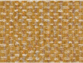 Čalúnená dvojlôžková posteľ s úložným priestorom s roštom 200x200 cm v horčicovej farbe Solange – Micadoni