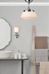Där Lighting CAD0150 - Kúpeľňové prisadené svietidlo CADEN 1xE27/60W/230V IP44 lesklý chróm