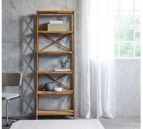 Dizajnový regál Walworth 198 cm prírodný dub