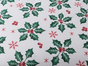 XPOSE® Bavlnené Renforcé obliečky VESELÉ VIANOCE - biele