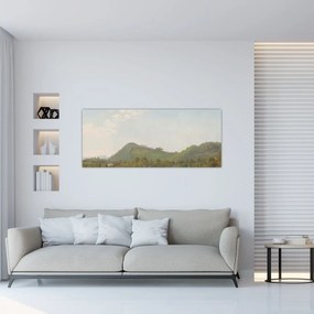 Obraz - Simon Denis,  View Near Naples, reprodukcia (120x50 cm)