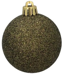 Vianočné gule 35ks Olive