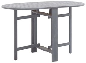Záhradný stôl, sivý 120x70x74 cm, akáciový masív