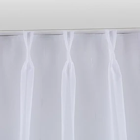 Záclona so systémom FLEX (dvojité spony flex)