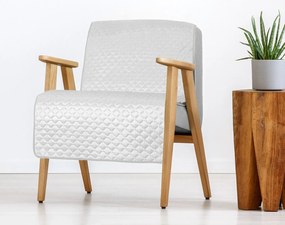 PREHOZ NA KRESLO DIMON 70X160 CM BIELY