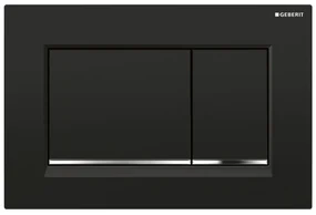 Geberit Sigma30 - Ovládacie tlačidlo Sigma30, čierna/chróm lesklý, 115.883.KM.1