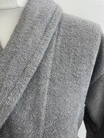 Froté deluxe unisex župan Sivý - S/M