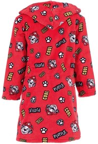 Detský / chlapčenský coral fleece župan s kapucňou Paw Patrol - Marshall, EU 104 Červená