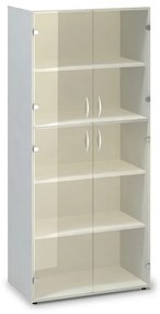 Vysoká skriňa ProOffice 80 x 45,8 x 178 cm, biela