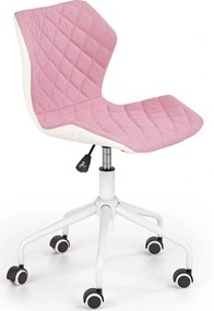 Detská otočná stolička MAGIC svetlo ružová