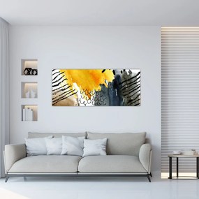 Obraz - Abstraktný akvarel (120x50 cm)