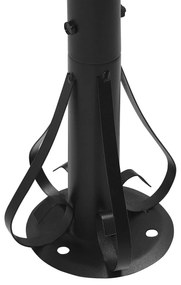Záhradný altán s LED solárnym osvetlením BestBerg BBGG-20 / 350 x 274 cm / šedá