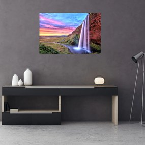 Obraz - Vodopád Seljalandsfoss (90x60 cm)