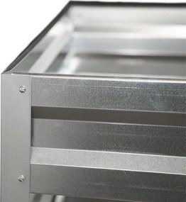 Záhradný kompostér LEGI 1 × 1 m, pozink