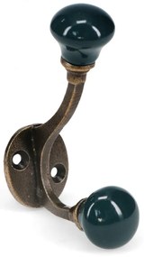 Tmavomodrý kovový nástenný vešiak 3 cm – Rex London