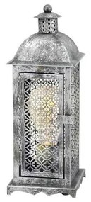 Eglo 54617 - LED Stolná lampa 1xE27/4W/230V 3000K strieborná