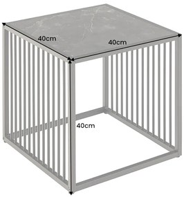Príručný stolík na architektúru 40cm vzhľad divoký dub