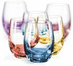 Crystalex Poháre CLUB Spectrum 60 ml, 6 ks
