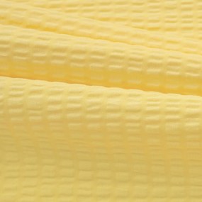 Goldea krepové posteľné obliečky - žlté 140 x 200 a 70 x 90 cm