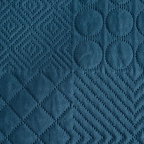 Prehoz na posteľ D91 BONI 5 170X210 cm, granatovo-modrý