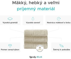 Osuška Comfort Maxi 100x200 cm krémová, 100% bavlna