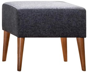 Taburet NIMO 46x50 cm sivý