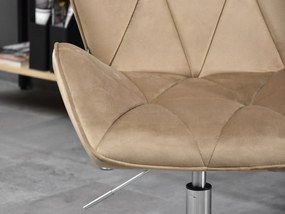 Kreslo Velma M (béžová + čierna). Akcia -18%. Vlastná spoľahlivá doprava až k Vám domov. 1110469