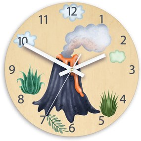 Dětské nástěnné hodiny Ami Sopka 30 cm vícebarevné