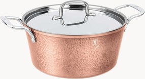Nepriľnavý hrniec's pokrievkou Hammered Copper