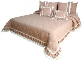 Vintage staroružový prehoz na posteľ v romantickom štýle Šírka: 170 cm | Dĺžka: 210 cm