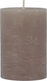 Béžovo-šedá valcová sviečka Macon Rustic Greige – Ø 7*10 cm