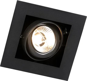 Moderné zapustené bodové svetlo čierne nastaviteľné - Oneon 70