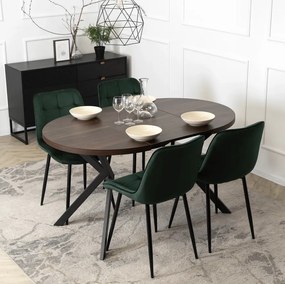 Stôl RENO 90–190 cm Dub Zlatý/Čierny