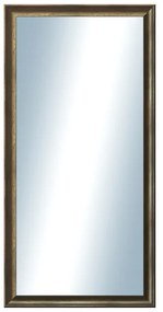 DANTIK - Zrkadlo v rámu, rozmer s rámom 50x100 cm z lišty Ferrosa bronzová (3143)