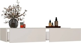 Závesný toaletný stolík MIKA 110 cm kašmírový