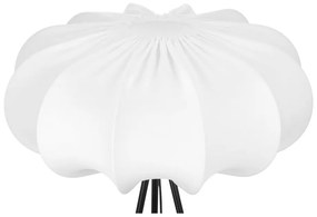 Biela stojacia lampa s textilným tienidlom (výška 147 cm) Cafee – Candellux Lighting