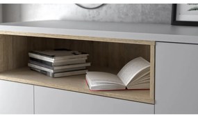 Biela komoda 176x90x49 cm Roomers – Tvilum