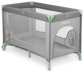 Ricokids Cestovná postieľka 125 x 65 x 78 cm RK-240 mint grey