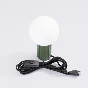 Sollux SL.1726 - Stolná lampa HALO 1xG9/8W/230V pr. 12 cm zelená