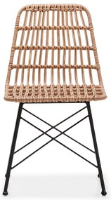 Súprava 2 záhradných kresielok z umelého ratanu Bonami Essentials Gabriela