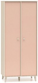 Skriňa Mevel 02 Púštny piesok/Millenial Pink