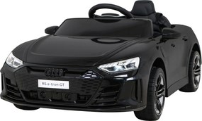 Ramiz Audi RS E-Tron GT batéria čierna + diaľkové ovládanie + pohon 4x4 + rádio MP3 + LED + EVA