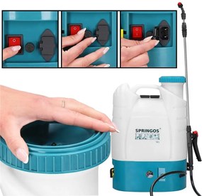 Elektrický akumulátorový postrekovač 16L Springos GA0059