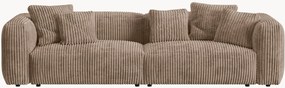 Modulárna pohovka v menčestrovom vzhľade Martina (4-miestna), Š 320 cm